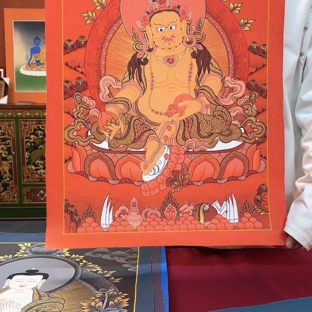 卷轴画40×60黄财纯手绘