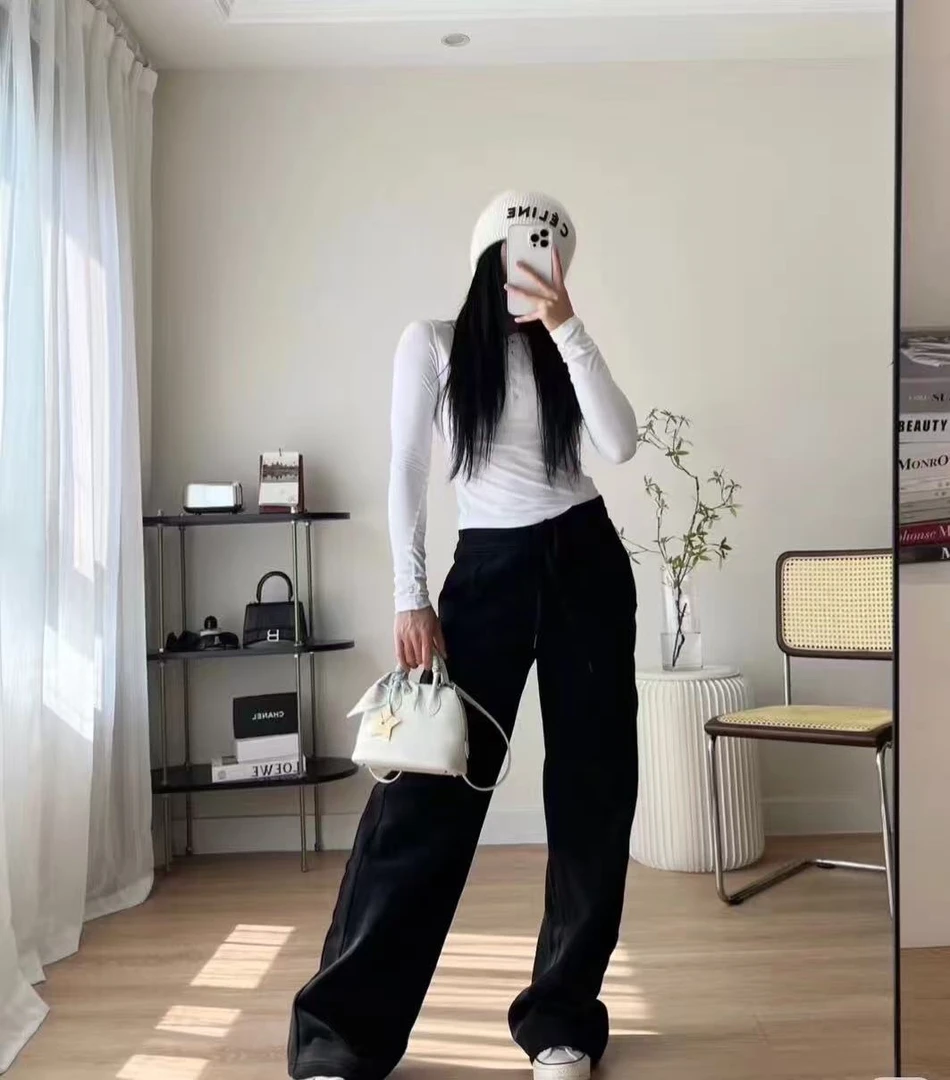 璐Scb加绒运动阔腿裤
