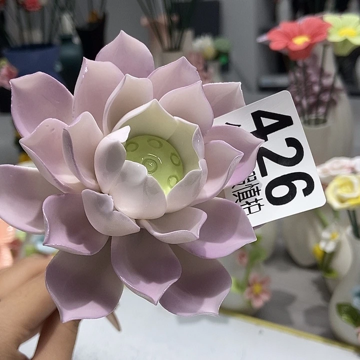 陶瓷纯手工捏花设计