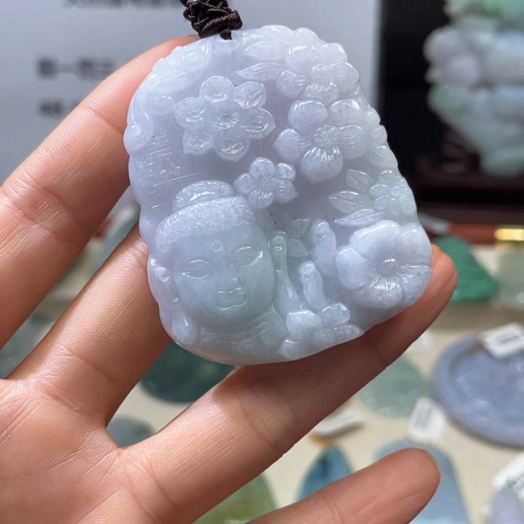 翡翠未镶嵌颈饰翡翠23