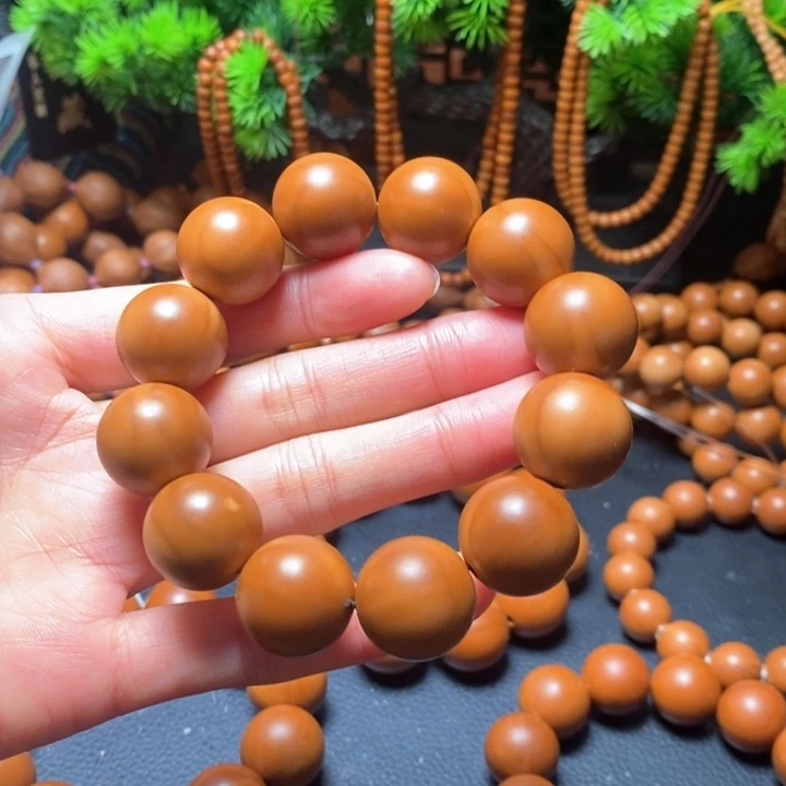 橄榄核手串1.85尺寸水晶核