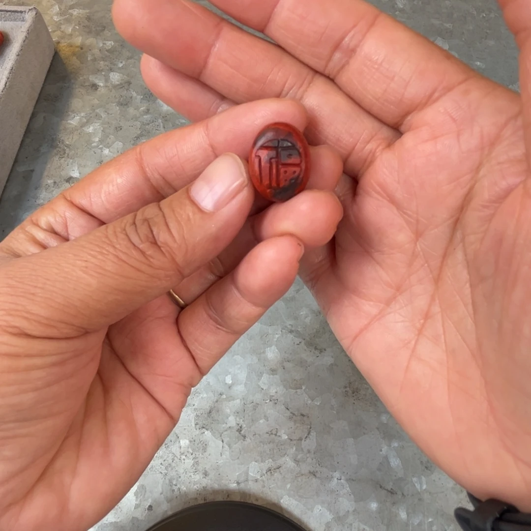 联***盈定制南红玛瑙川料南红，九口