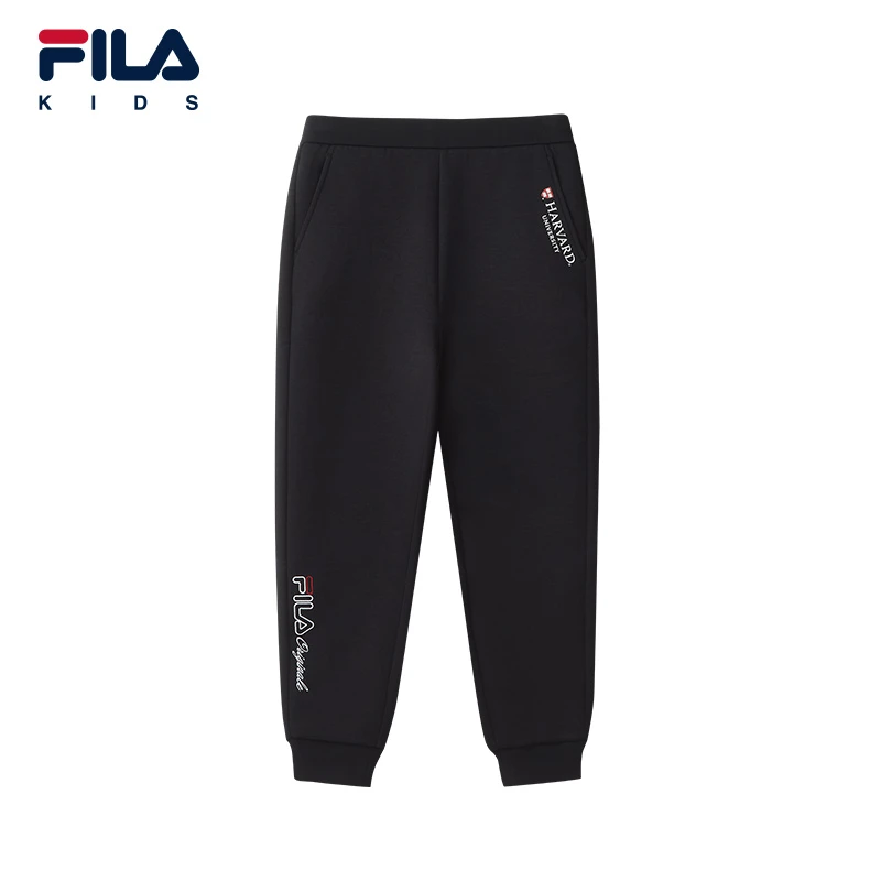 【斐乐儿童】2025年秋季新款舒适百搭潮流中大童针织长裤K12G534604