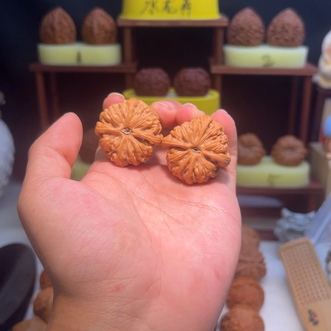 文玩核桃吊坠【十字底】全品37九龙