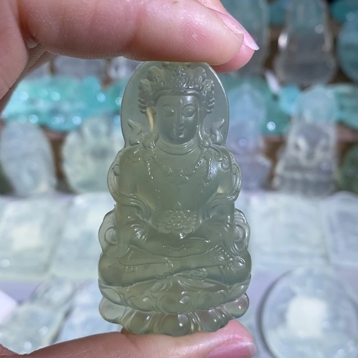 岫玉吊坠未镶嵌吊坠