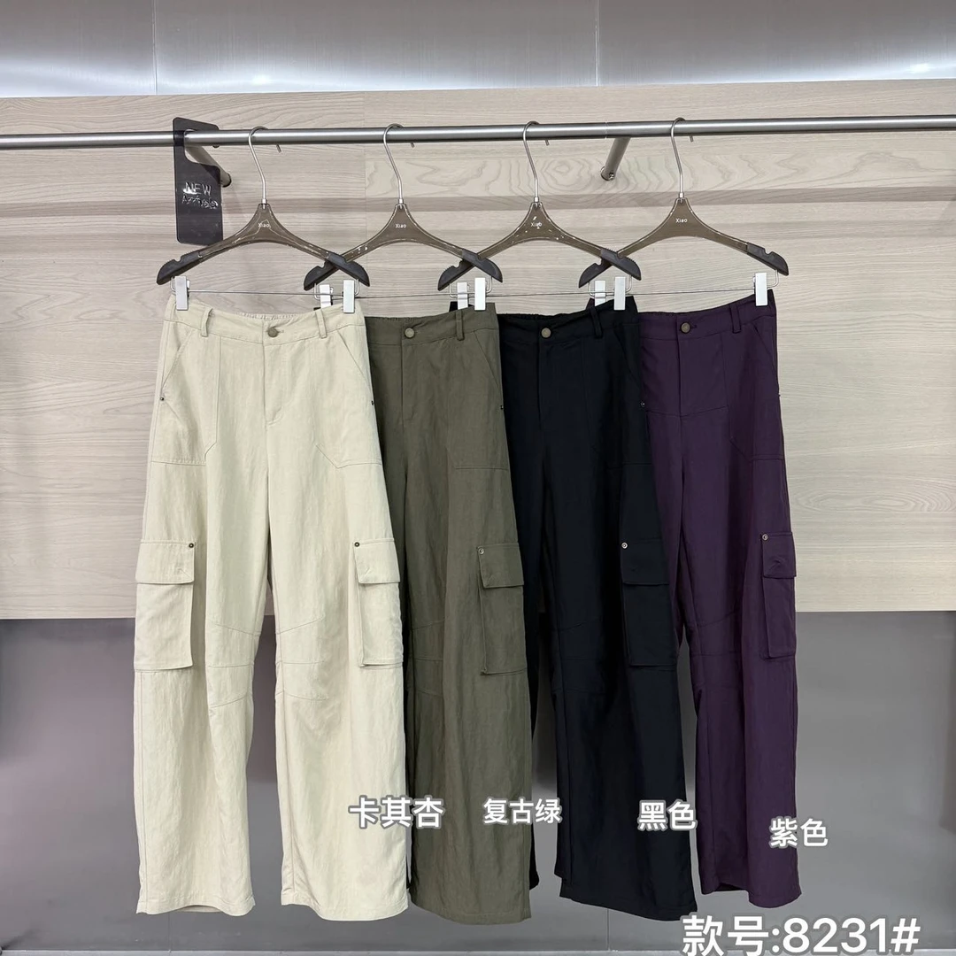 鑫燃Kiki 美式复古时尚工装裤 8231 潇家（F）