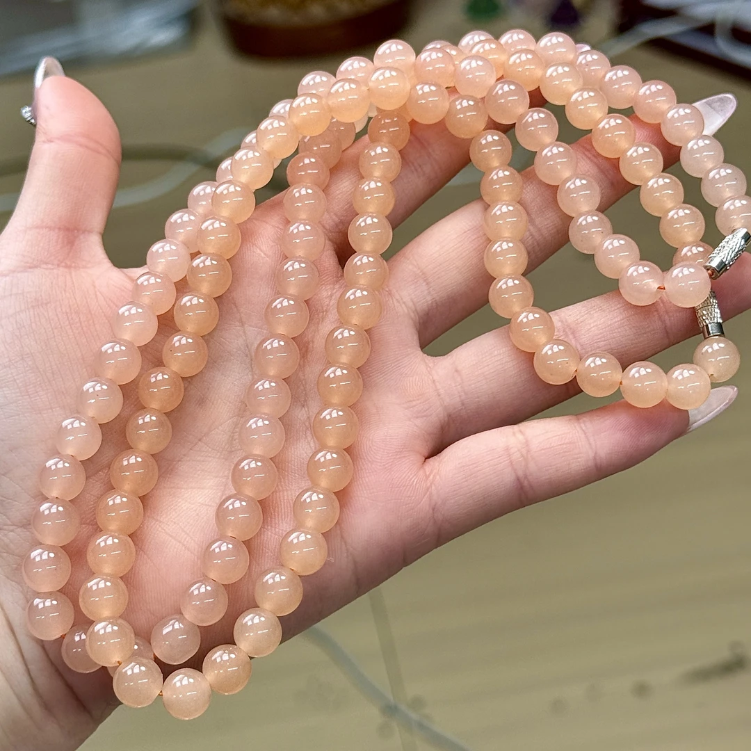 【DL】西柚粉项链（多样性发其一）