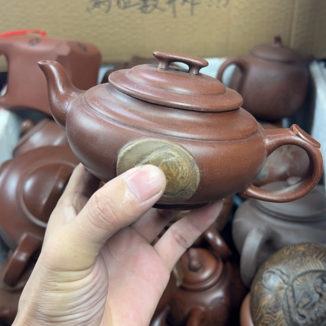 紫砂茶壶宜兴原矿紫砂壶450毫升容量