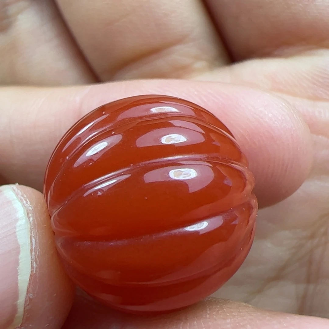 未镶嵌瓜珠南红玛瑙