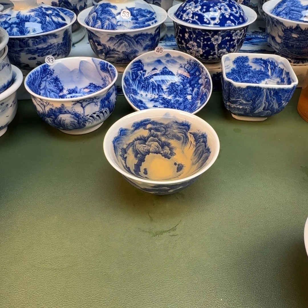 纯手工纯手绘茶具石头72