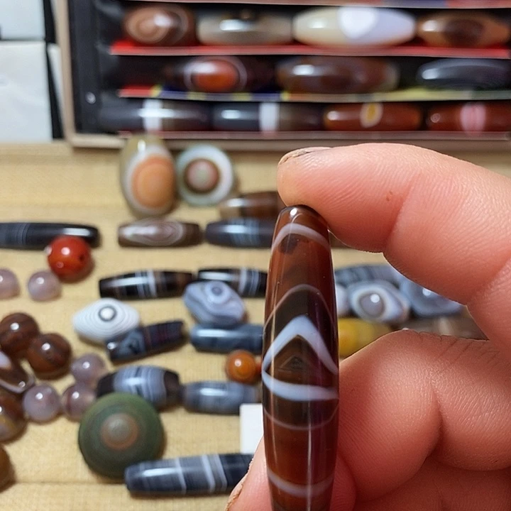 玛瑙/玉髓合金颈饰