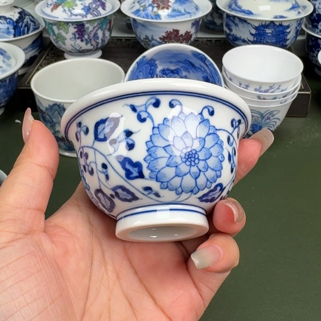 景德镇纯手工手绘茶器蒙蒙