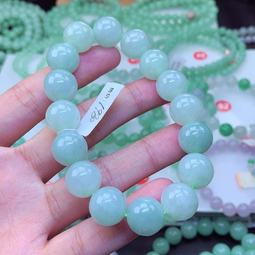 翡翠未镶嵌毛衣链