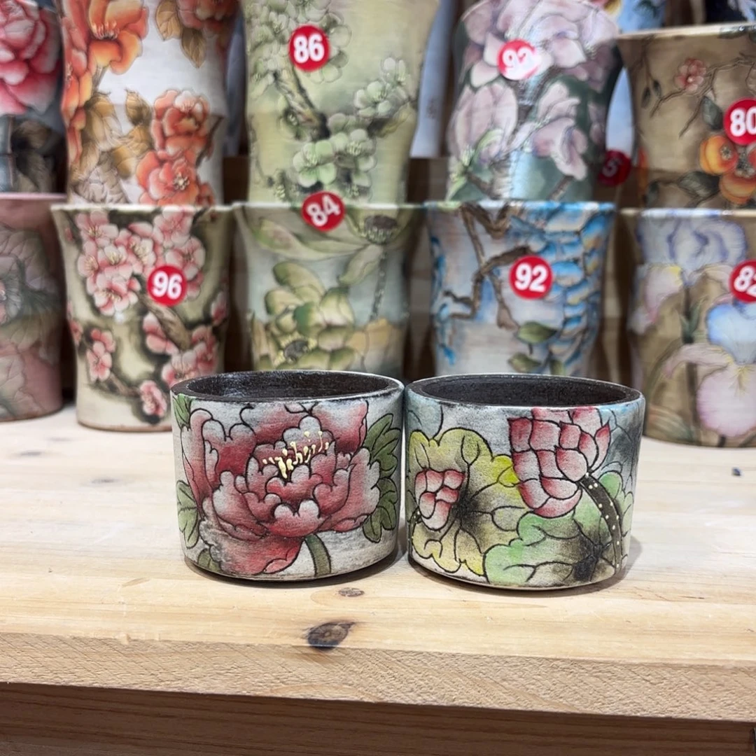 景德镇手绘花盆陶瓷6/5