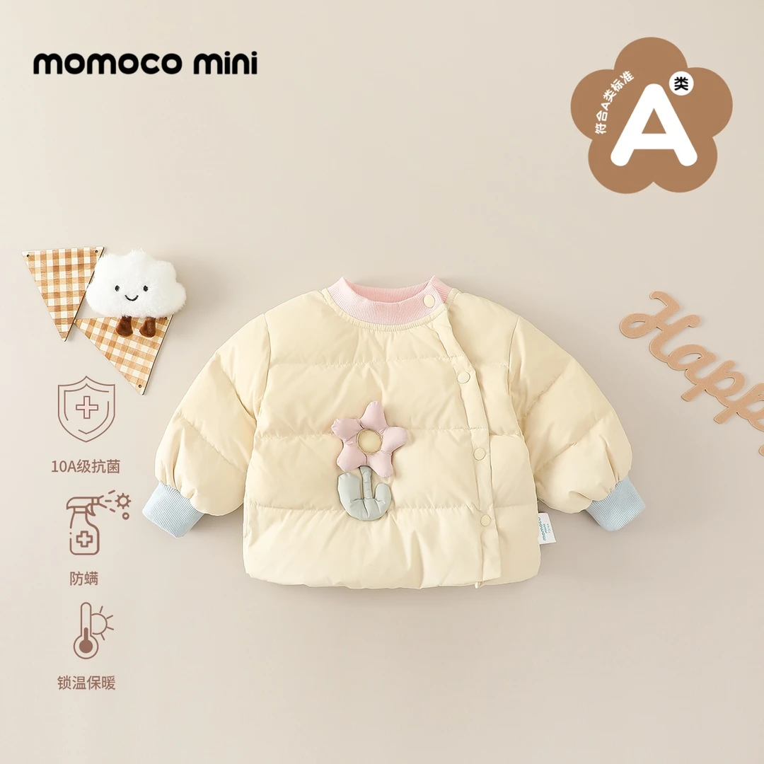 【现货】MOMOCOmini冬季婴童女宝甜美棉服可爱厚款外套87810101035