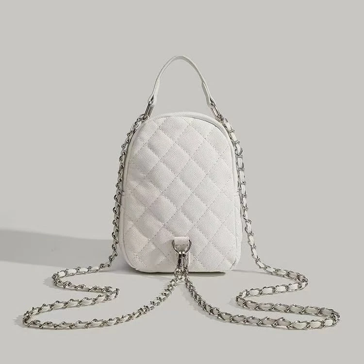 【小乔】轻奢豪华时尚潮流女士小众25C迷你小书包 百搭菱格双肩包