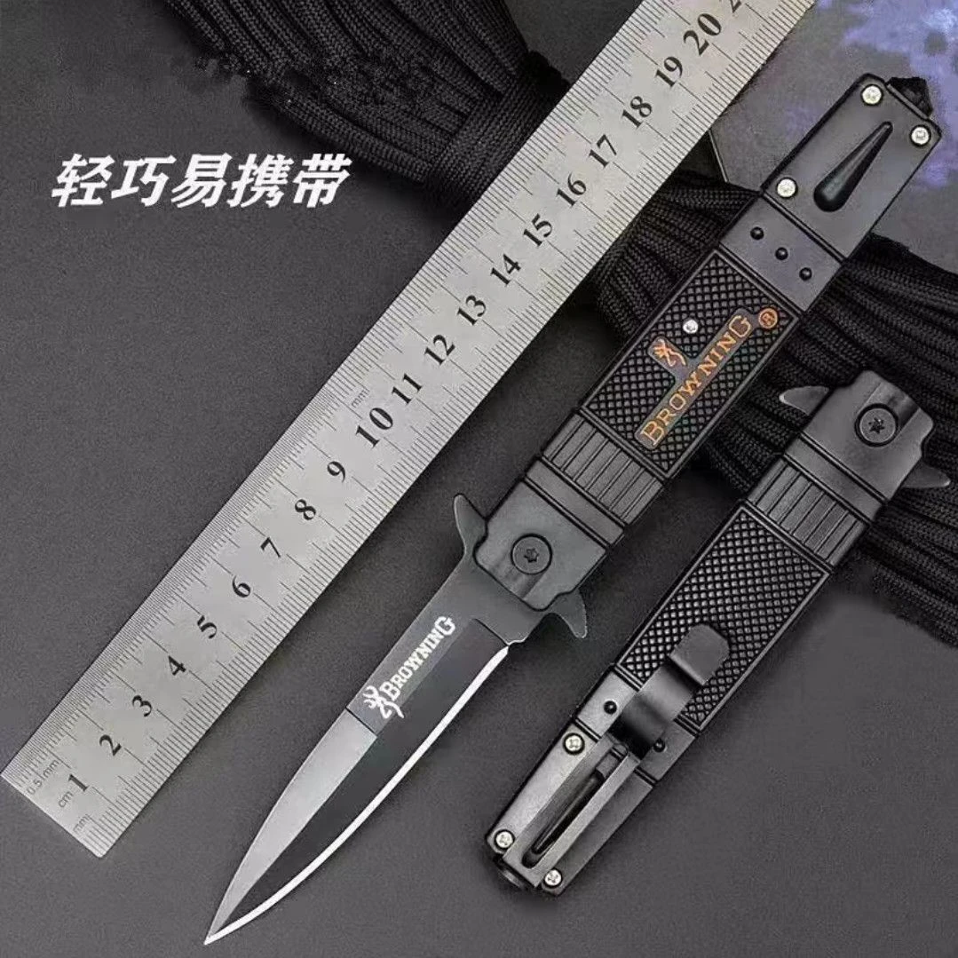 户外刀防身折叠刀多功能锋利高硬度小刀迷你水果刀具野外求生刀