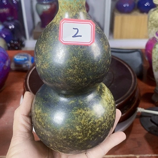 摆件尚峰钧窑作品葫芦瓶