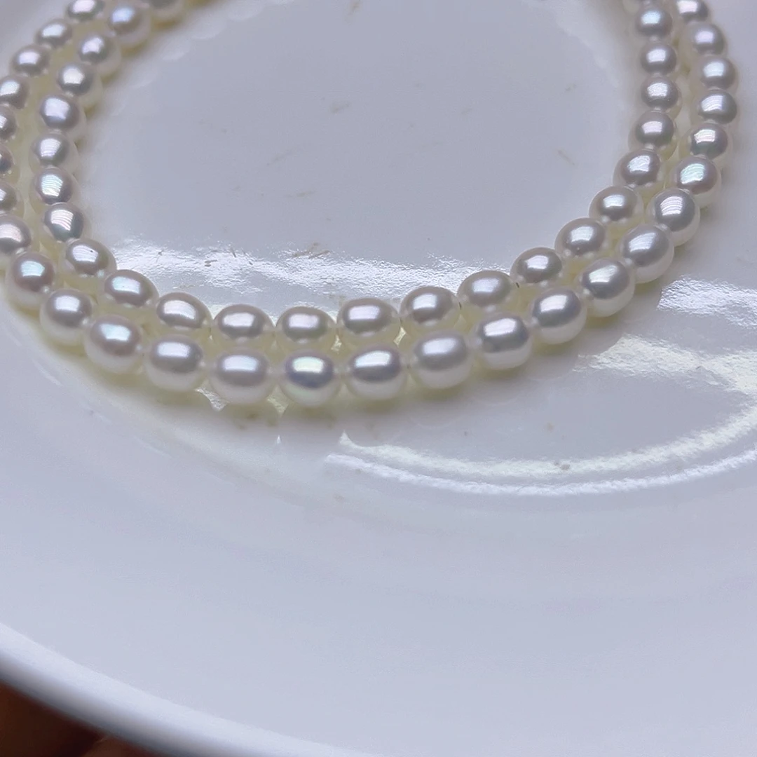 淡水珍珠银S925镶嵌吊坠或者耳钉