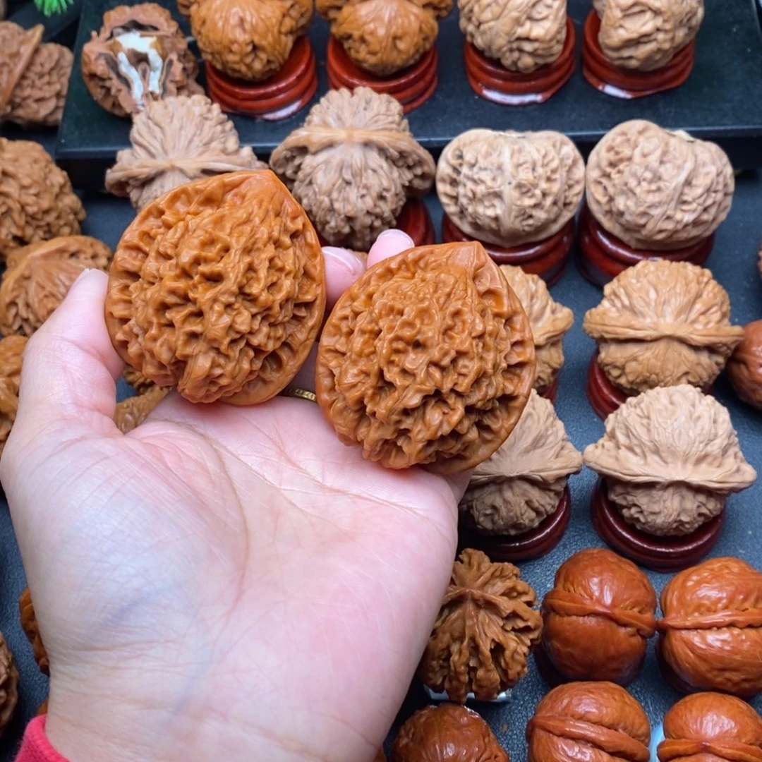 把件文玩核桃46官帽