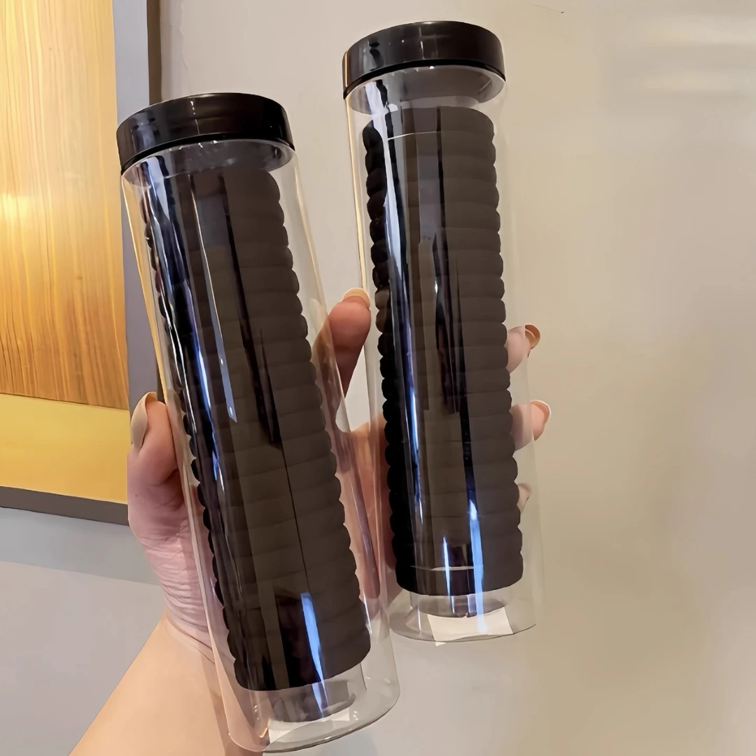 简约加粗高弹力扎头发橡皮筋女高马尾发绳不伤发耐用头绳发圈头饰