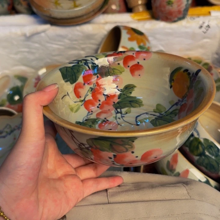 瓷片景德镇陶瓷手工手绘