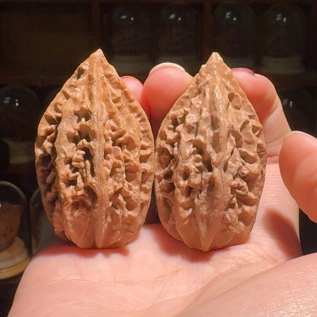 吊坠文玩核桃柳叶