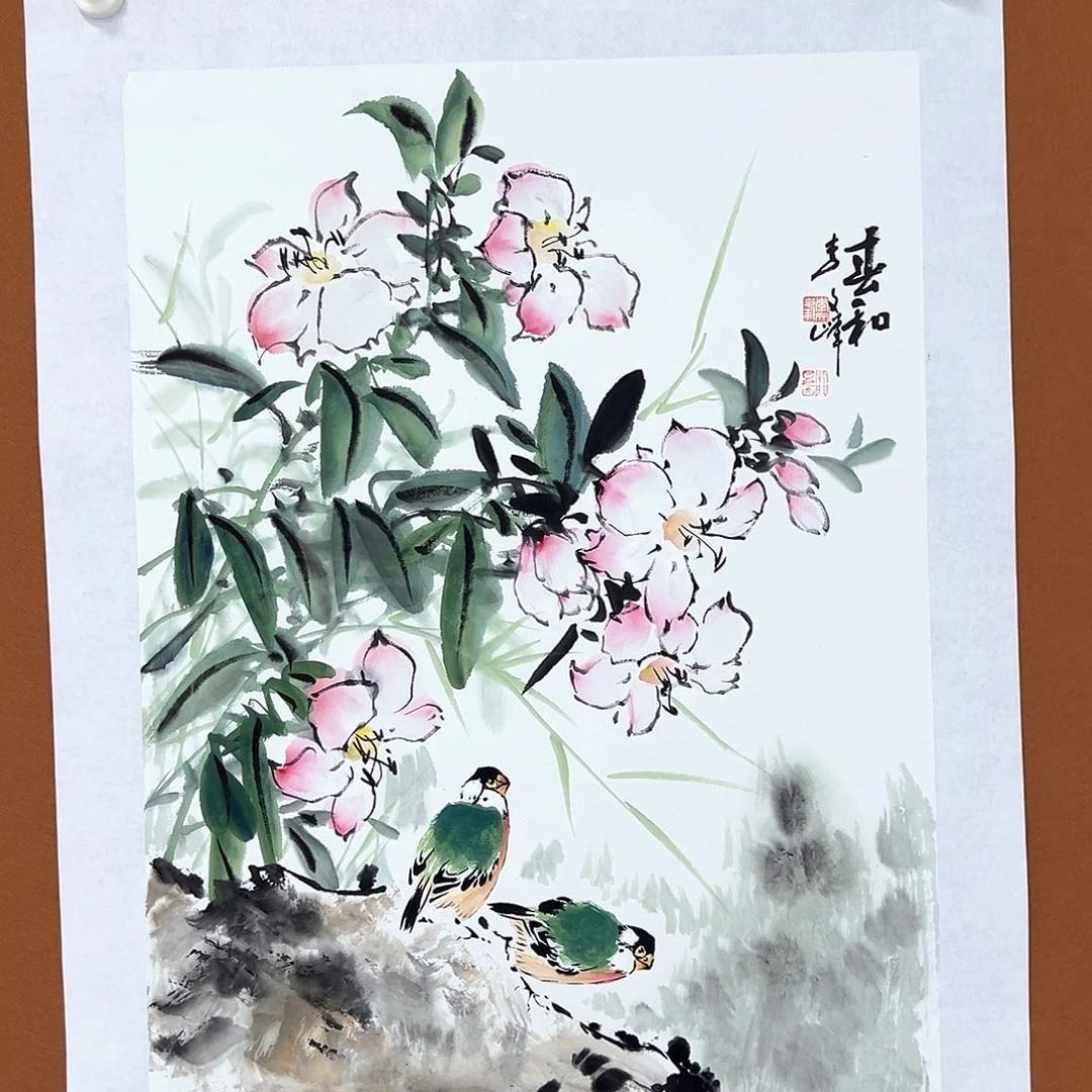 国画李文峰的画作
