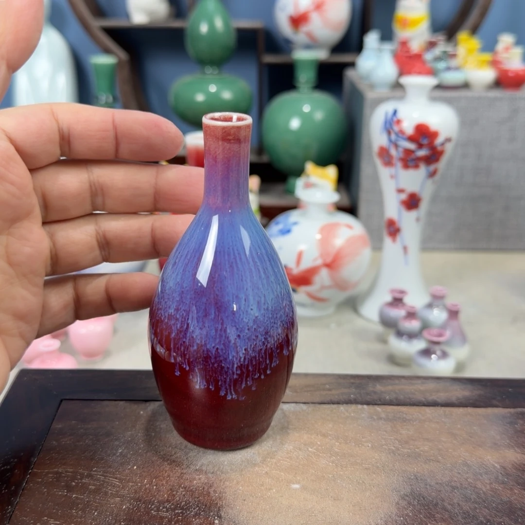 陶瓷手工小花器摆件