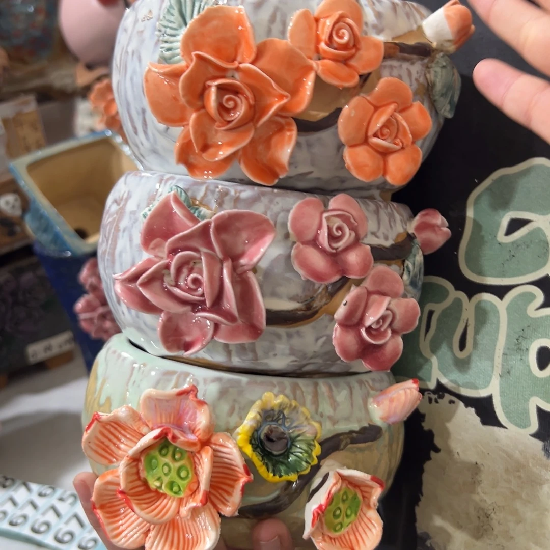 满20米秒退拉黑花盆