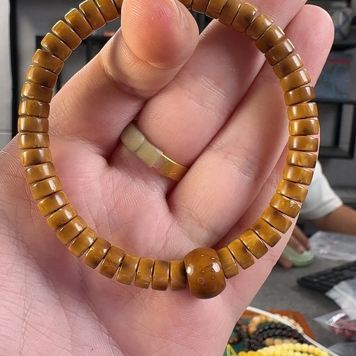 紫金鼠手串T2957肉珠药片紫金鼠手串7mm