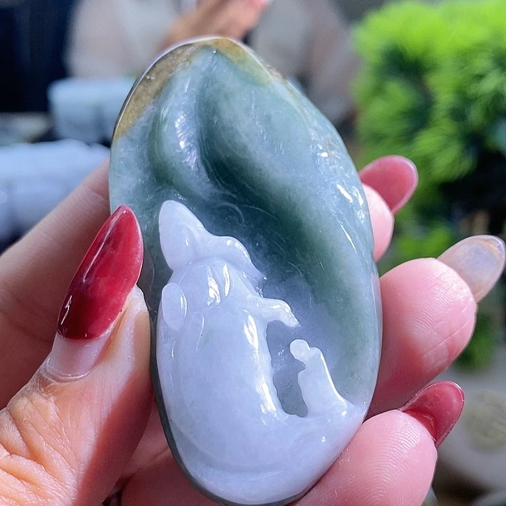 【闪购商品】翡翠挂件未镶嵌观音