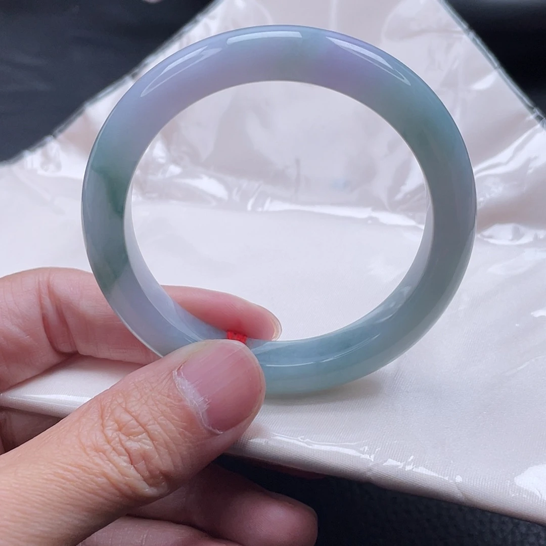 翡翠未镶嵌手镯手镯53.5