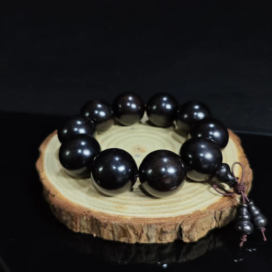 712409 黑檀大珠串