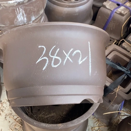 紫砂花盆80-2。     38-21