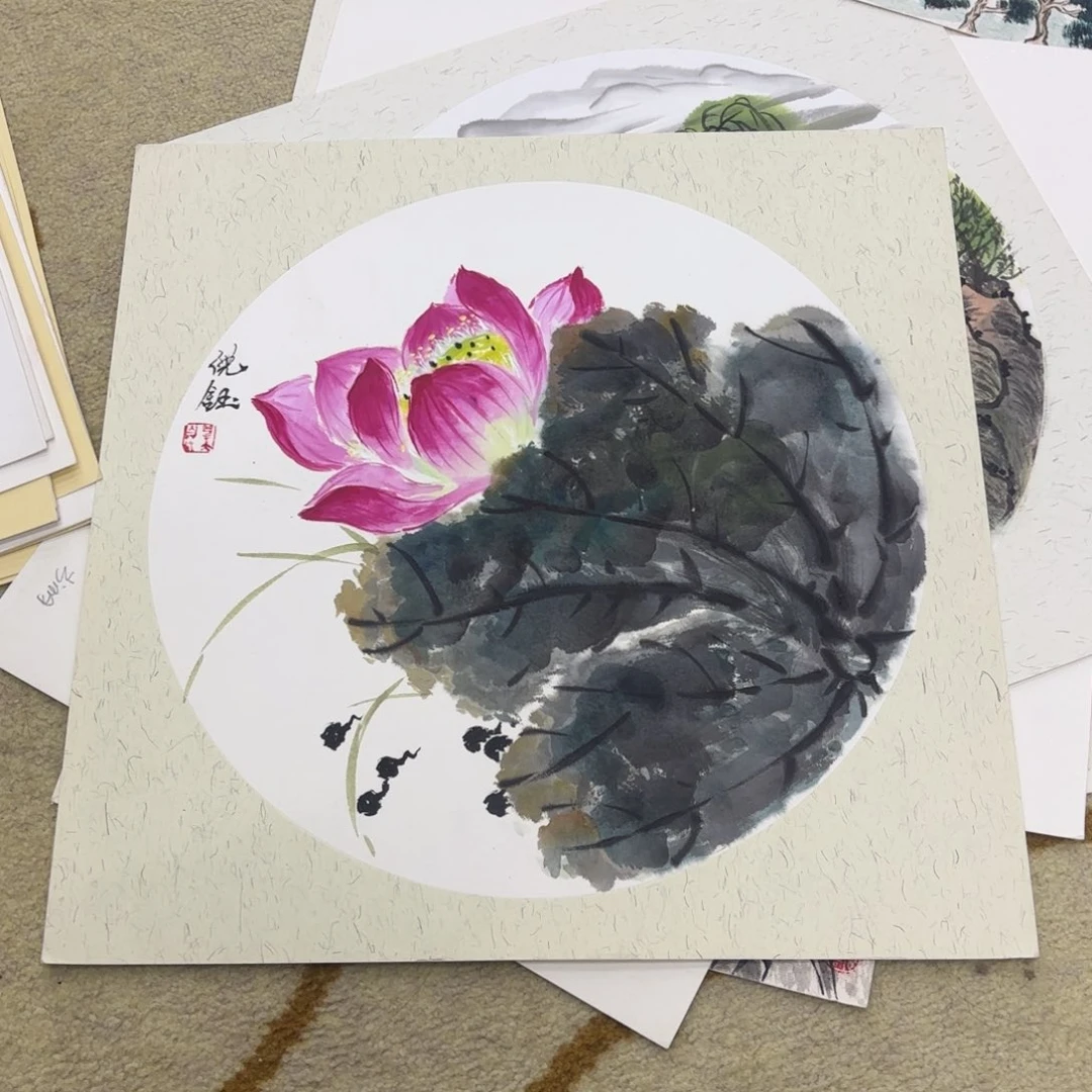 国画38-38卡纸作品童