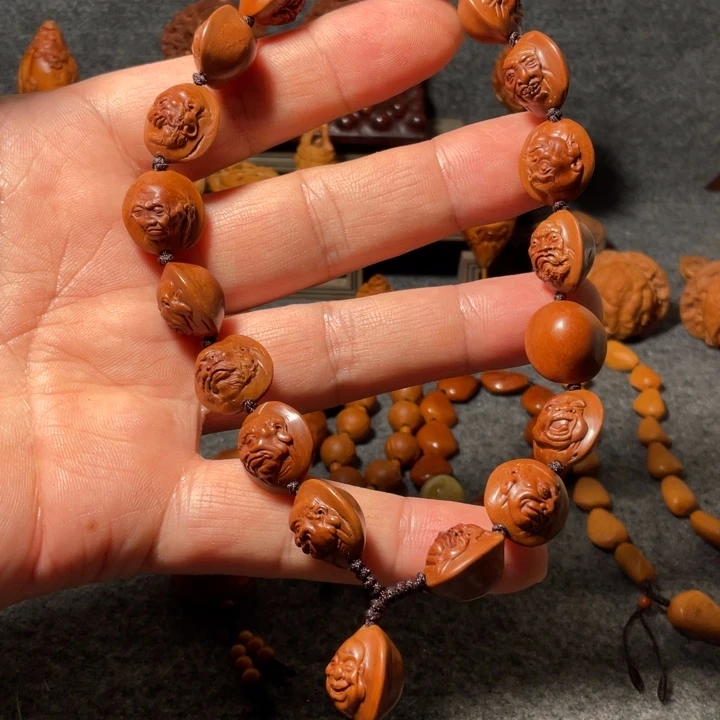 大***山橄榄核手串/手链手工制作工艺