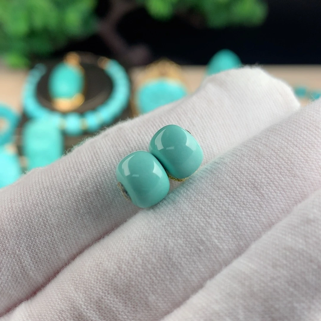 【闪购商品】绿松石配珠卡9未镶嵌孙*士