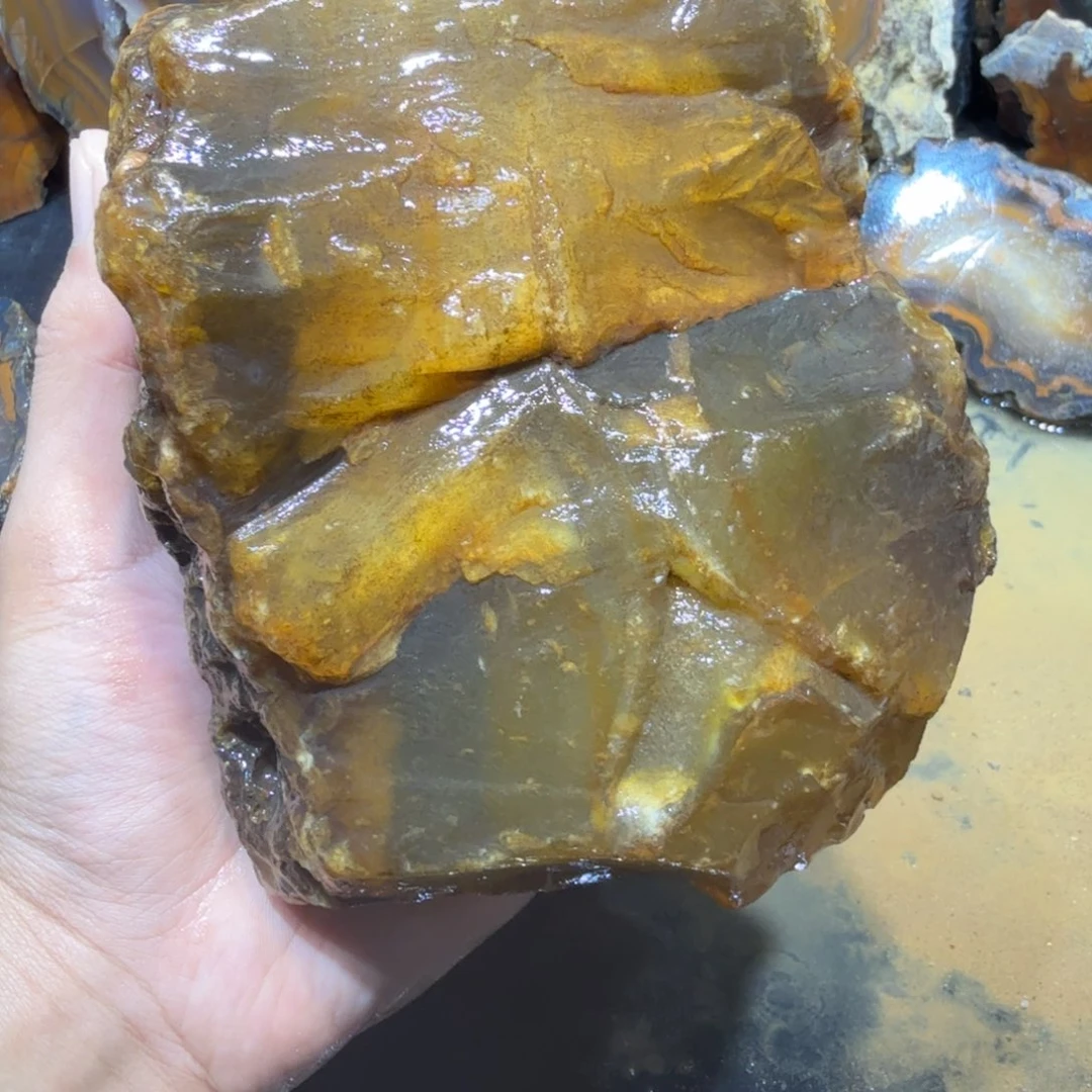 未镶嵌玛瑙/玉髓珠宝半成品