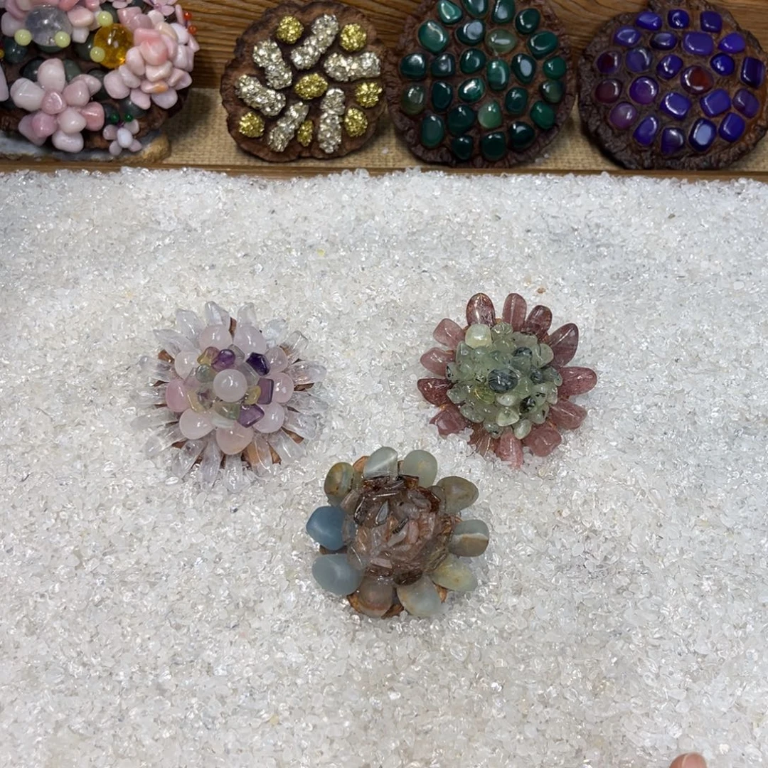 喜***华松塔干花摆件永生花