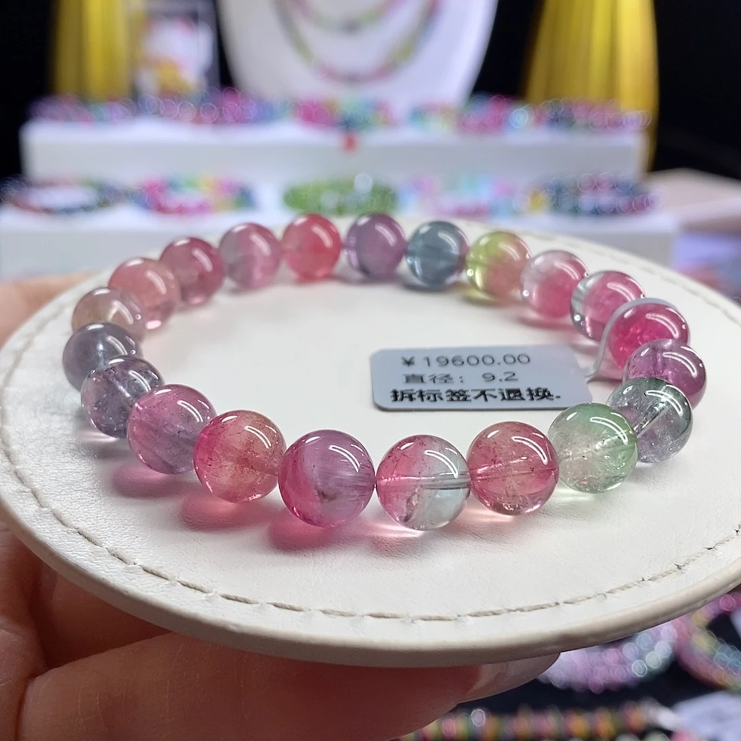 未镶嵌手链碧玺西瓜