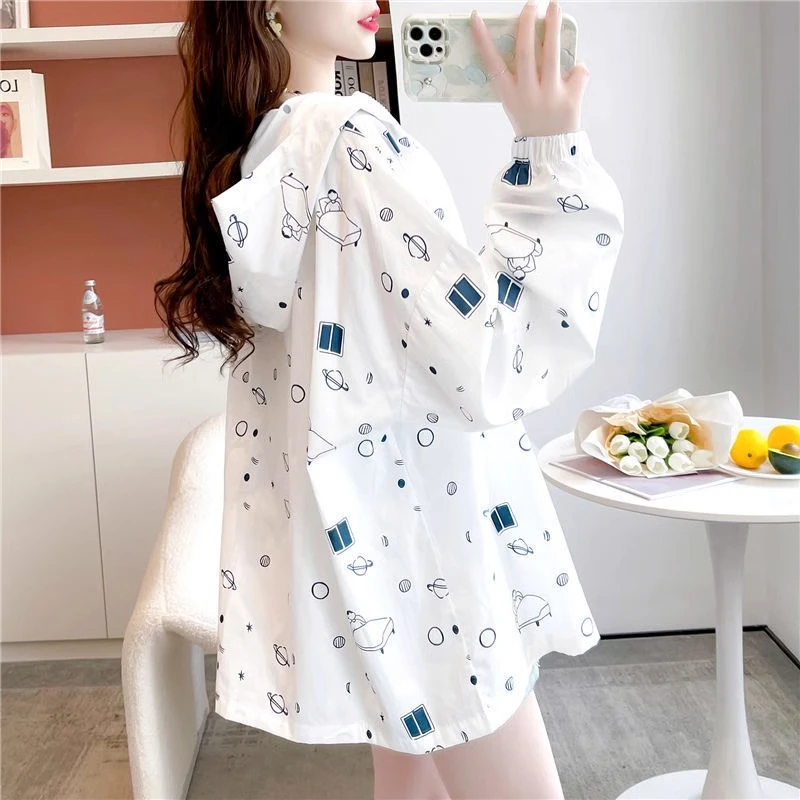 夏季轻薄防晒衣女款爆款2025新款正品宽松百搭设计感拉链防晒外套