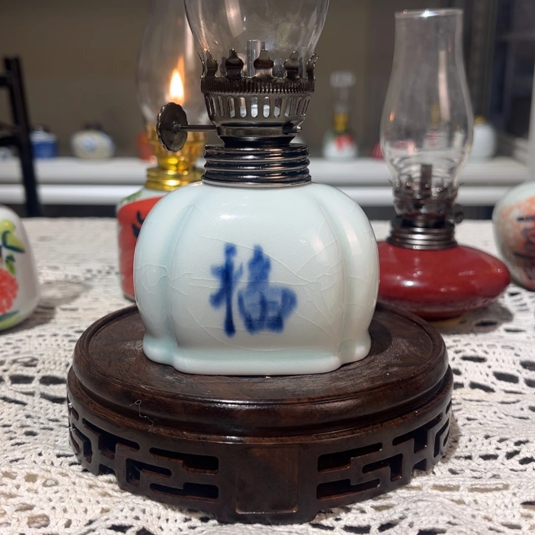 摆件景德镇陶瓷香薰灯