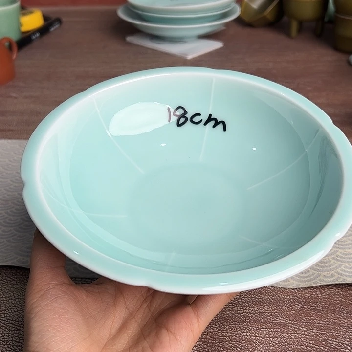 龙泉云间青瓷小米茶器
