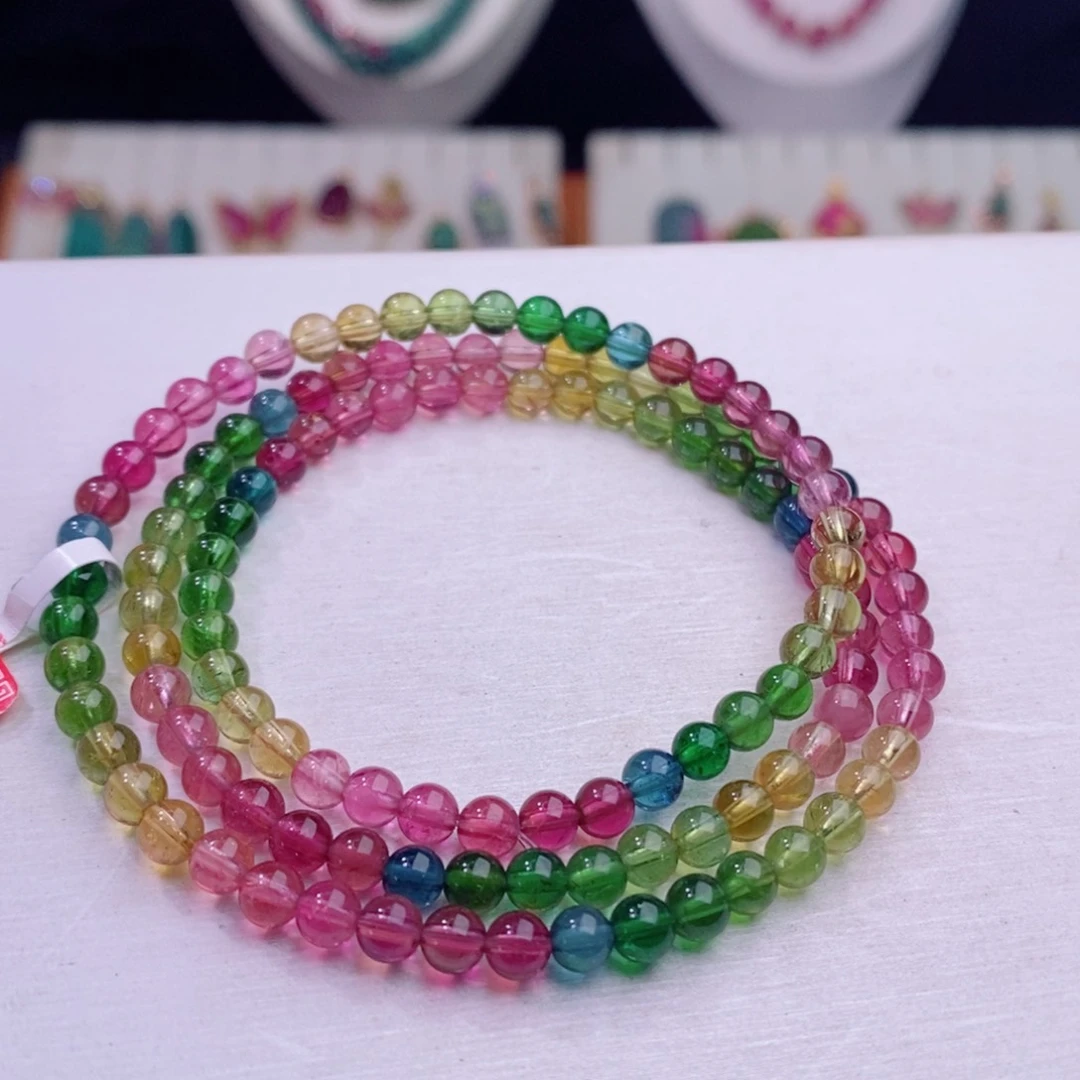 未镶嵌手链碧玺碧玺A手链