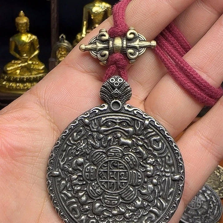 鹿***上泥塑藏式风格小元素