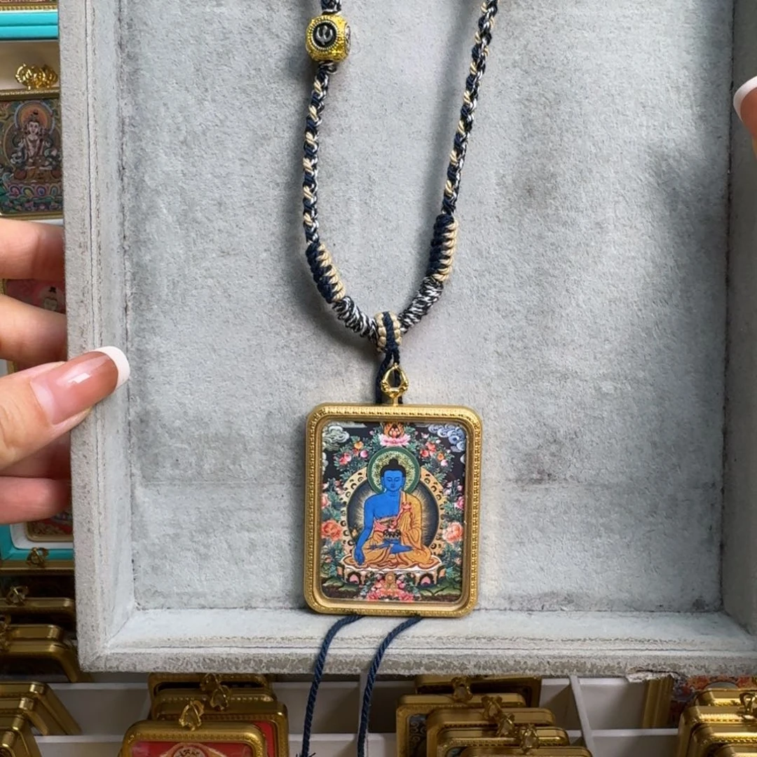 第***弦吊坠单面定制药师