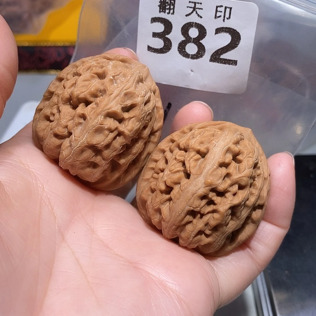 吊坠文玩核桃41全品红锦鲤……