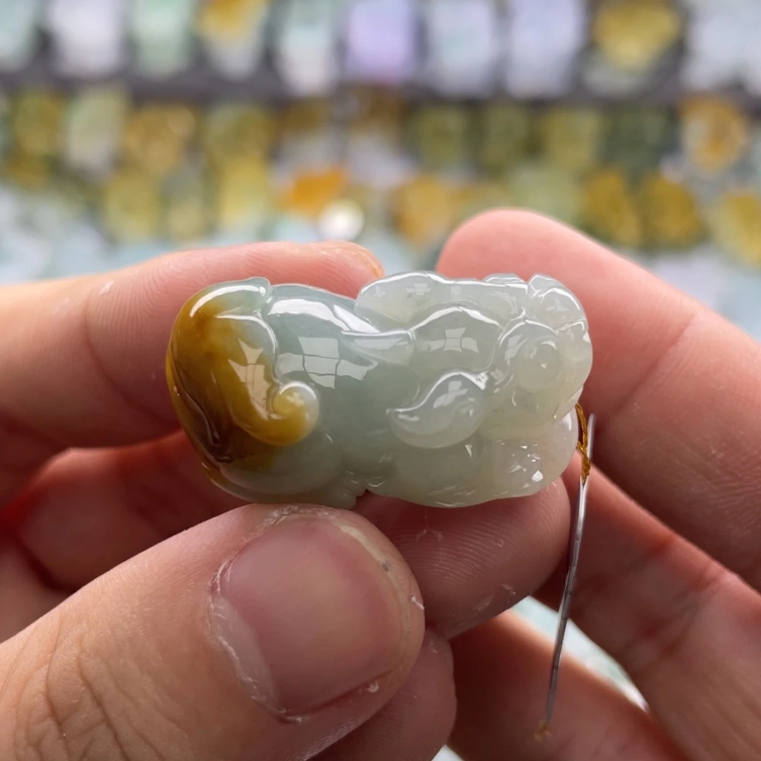 颈饰未镶嵌翡翠貔貅9