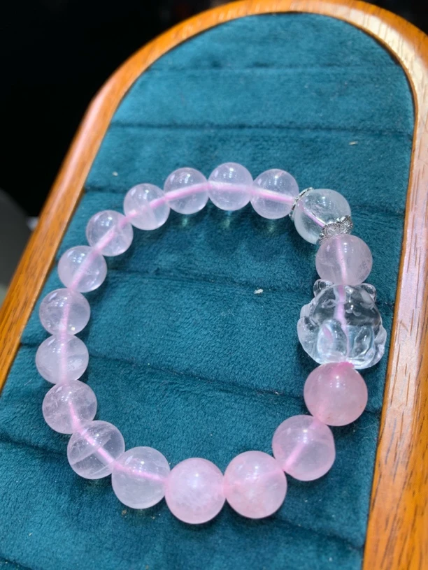 【颜会长甄选】粉水晶手链 263 多样性发其一